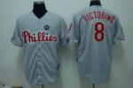 Philadelphia Phillies #8 Shane Victorino Stitched Grey Jersey