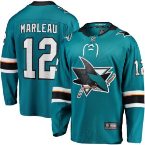 Patrick Marleau San Jose Sharks Replica Player Jersey - Teal