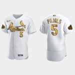 Men's St. Louis Cardinals #5 Albert Pujols 2022 All-Star Game Flex Base Jersey - White Gold