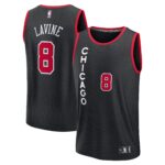 Unisex Chicago Bulls Zach LaVine  Black 2023/24 Fast Break Jersey - City Edition
