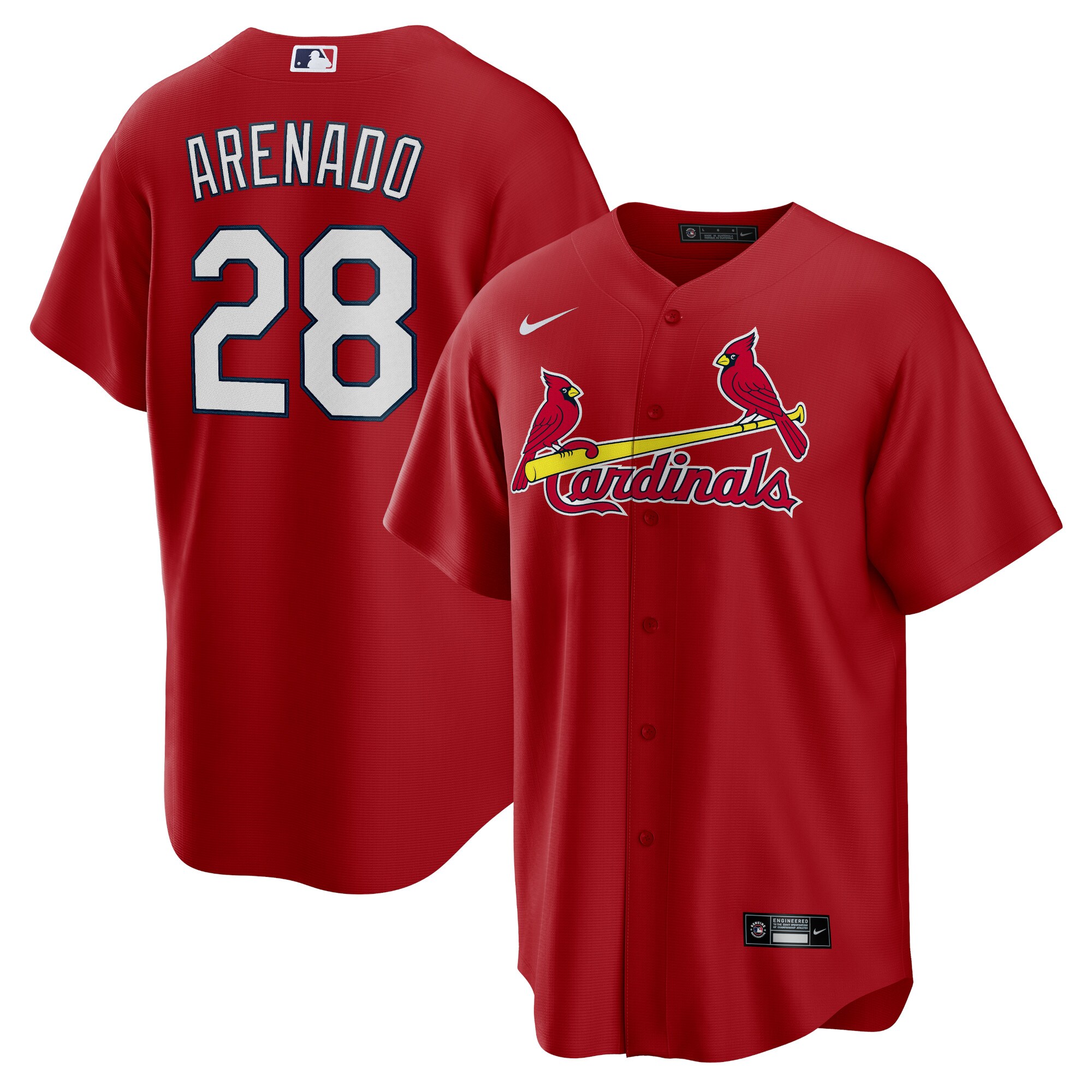 Nolan Arenado St.Louis Cardinals Alternate Official Replica Player Jersey - Red