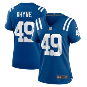Forrest Rhyne Indianapolis Colts  Women's Game Player Jersey - Royal