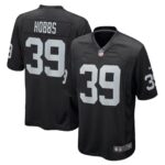 Nate Hobbs Las Vegas Raiders Game Jersey - Black