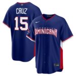 Oneil Cruz #15 Dominican Republic Baseball 2026 World Baseball Classic Road Stadium Jersey - Royal