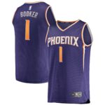 Devin Booker Phoenix Suns  Fast Break Replica Player Jersey - Icon Edition - Purple