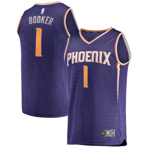 Devin Booker Phoenix Suns  Fast Break Replica Player Jersey - Icon Edition - Purple
