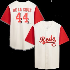 Cincinnati Reds Profile Cream/Red Big & Tall Two-Color Fashion Jersey