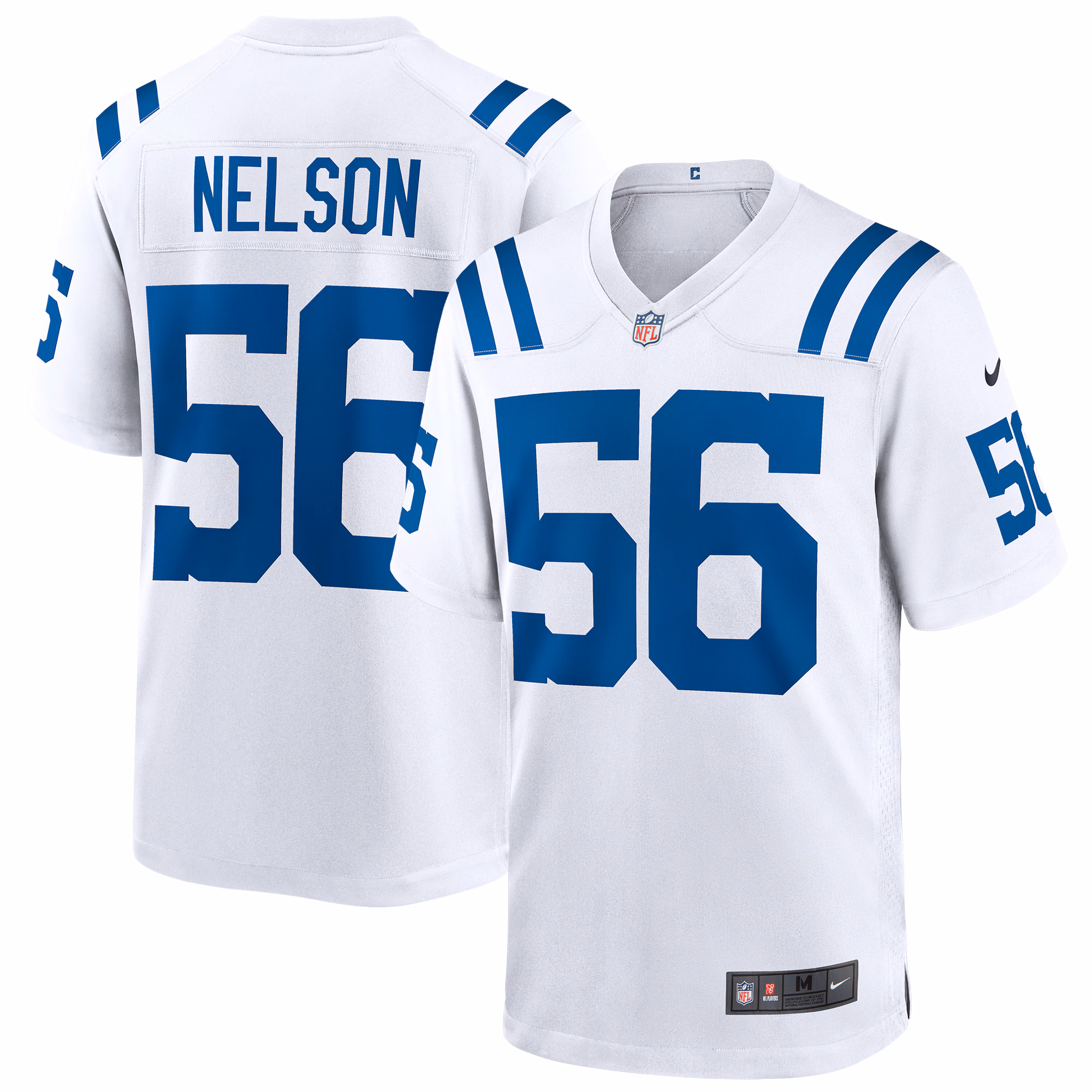 Quenton Nelson Indianapolis Colts Game Player Jersey - White