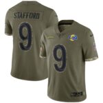 Matthew Stafford Los Angeles Rams  2022 Salute To Service Limited Jersey - Olive