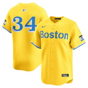 Men's Boston Red Sox David Ortiz  Gold City Connect Retired Player Jersey