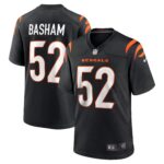 Tarell Basham Cincinnati Bengals  Team Game Jersey - Black
