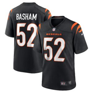 Tarell Basham Cincinnati Bengals  Team Game Jersey - Black