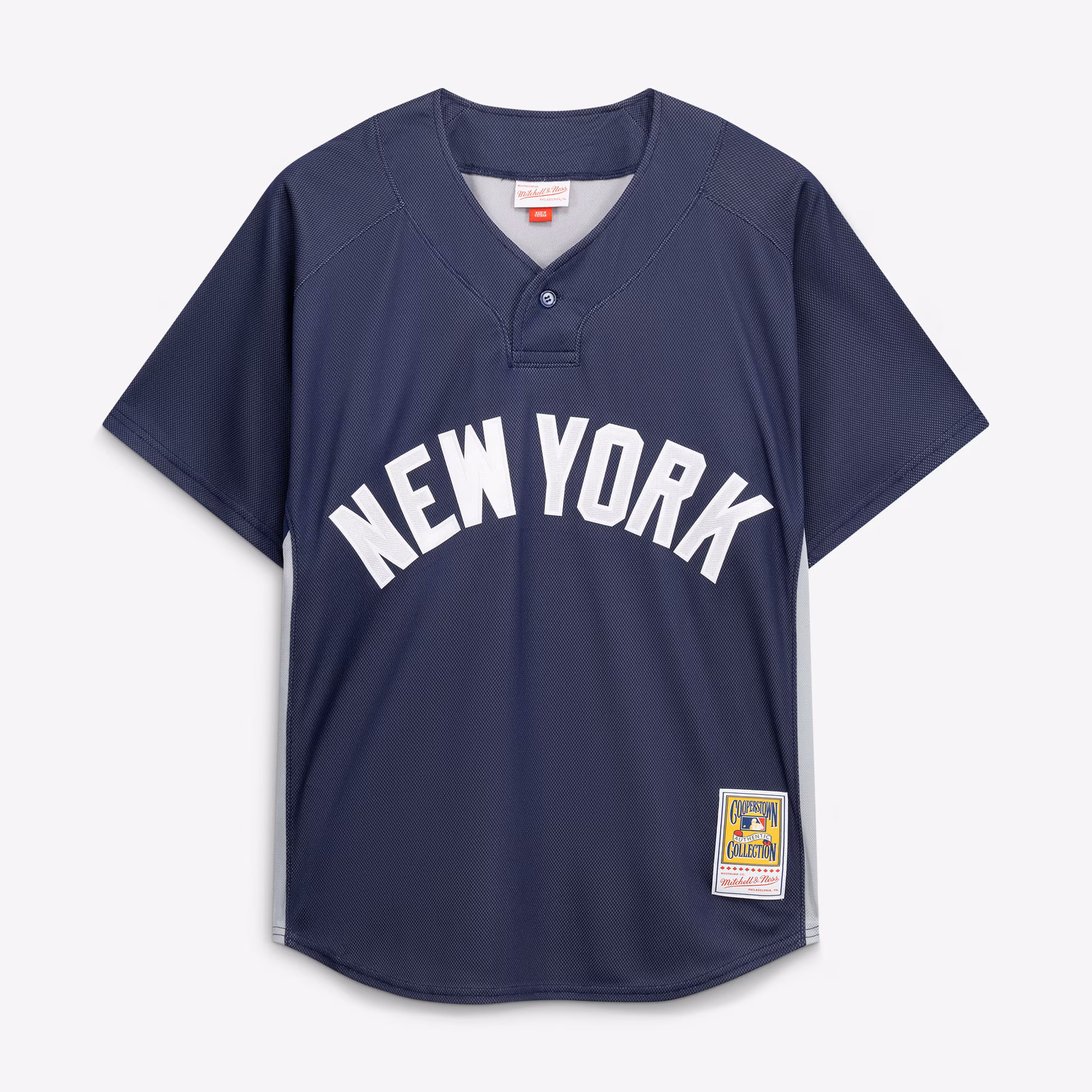 New York Yankees Derek Jeter #2 Mitchell & Ness Navy Authentic Batting Practice Jersey