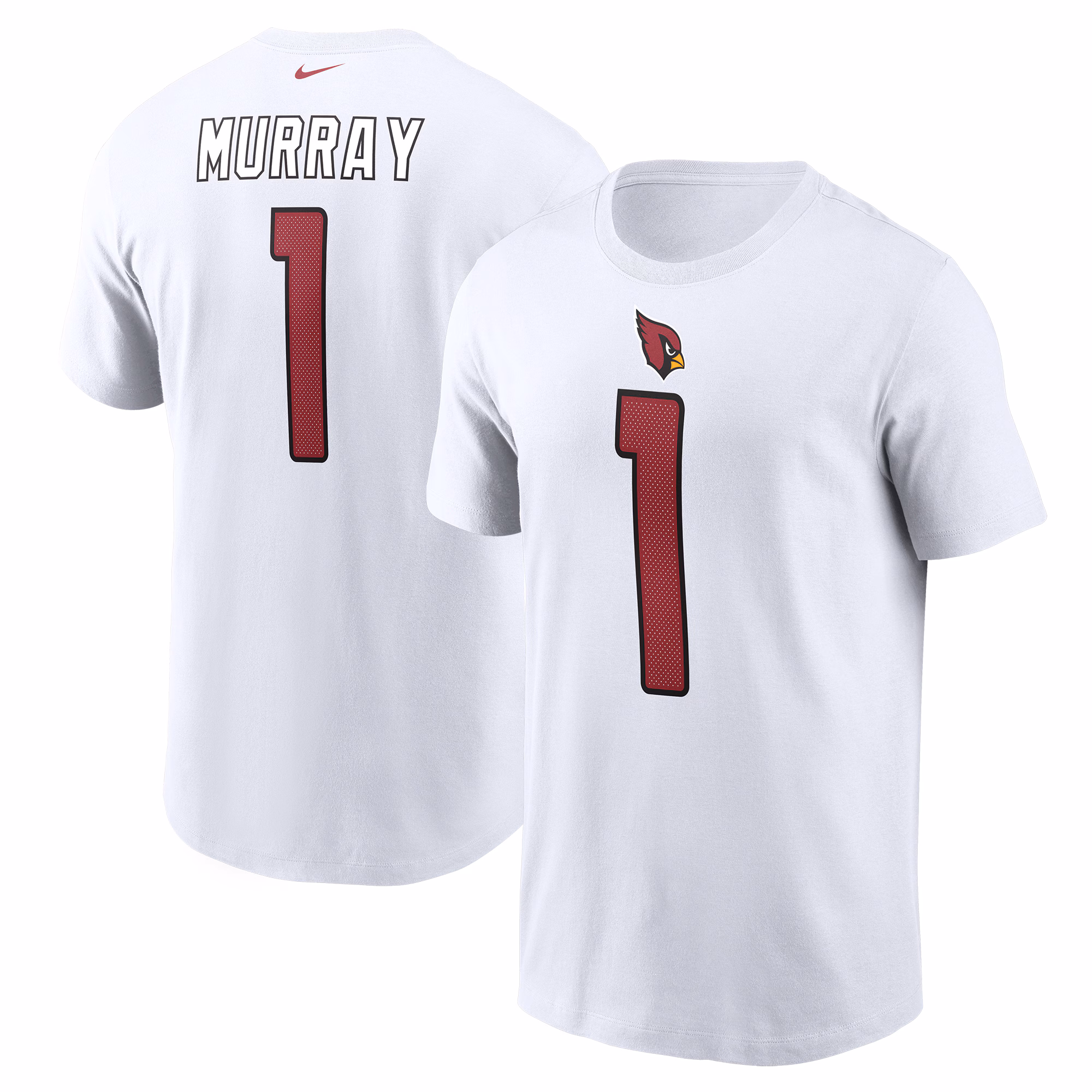 Men's Kyler Murray White Arizona Cardinals Name & Number T-Shirt