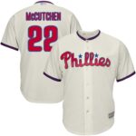 Philadelphia Phillies #22 Andrew McCutchen Cream New Cool Base Stitched Jersey