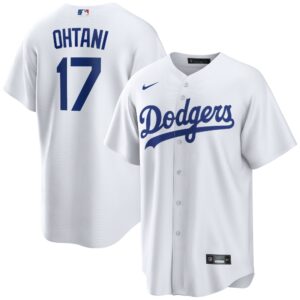 Men's Los Angeles Dodgers Shohei Ohtani  White Home Replica Player Jersey