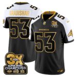 Randy Gradishar Denver Broncos-Time Champions Patch Gold Vapor Limited Jersey - All Stitched
