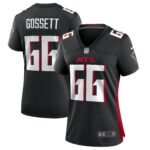 Colby Gossett Atlanta Falcons  Women's Game Jersey - Black