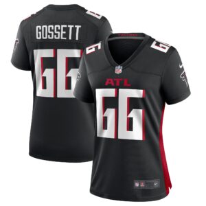 Colby Gossett Atlanta Falcons  Women's Game Jersey - Black