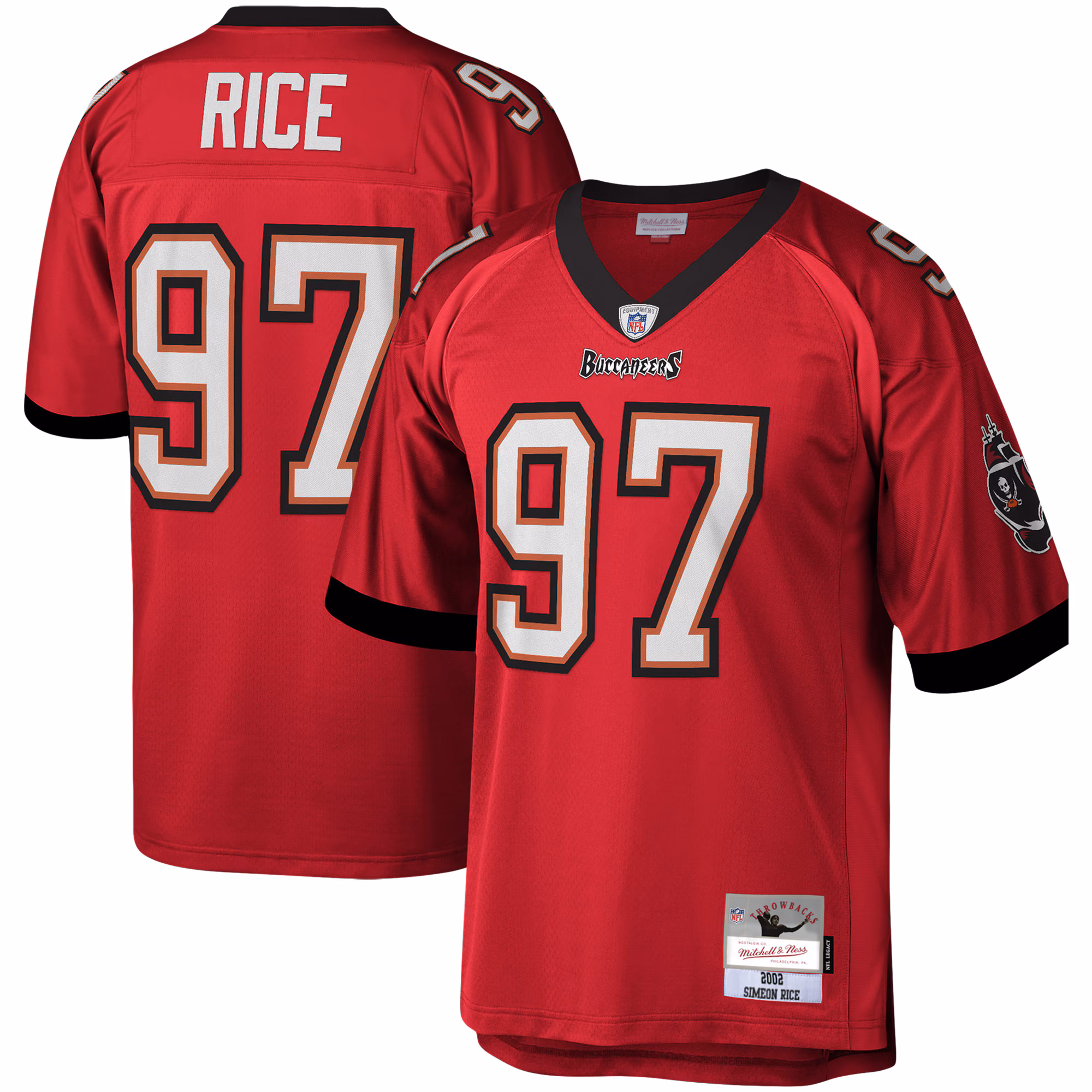 Simeon Rice Tampa Bay Buccaneers Legacy Replica Jersey - Red