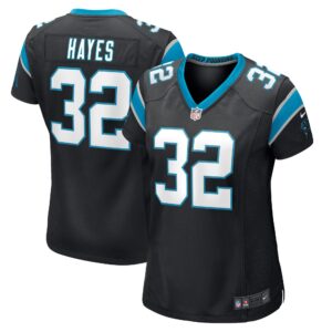 Tae Hayes Carolina Panthers  Women's Game Player Jersey - Black
