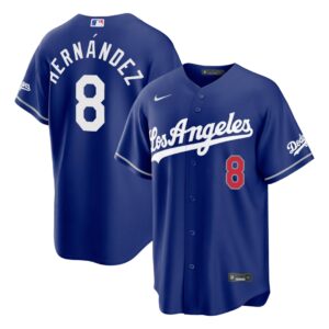 Enrique Hernández #8 Los Angeles Dodgers Royal Alternate Stadium Jersey