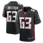 Chris Lindstrom Atlanta Falcons Team Game Jersey -  Black