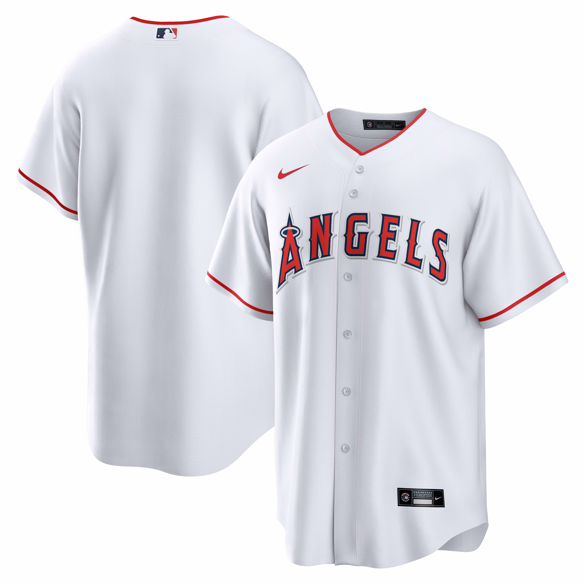 Los Angeles Angels White Home Replica Team Jersey