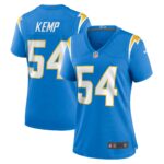 Carlo Kemp Los Angeles Chargers  Women's Game Player Jersey - Powder Blue