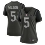 Garrett Wilson #5 New York JetsWomen's 2025 Rivalries Collection Game Jersey - Gotham Green