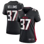 DeMarcco Hellams Atlanta Falcons Women's Team Game Jersey -  Black