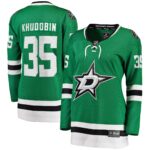 Anton Khudobin Dallas Stars Women's Home Breakaway Player Jersey - Kelly Green