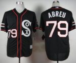 Chicago White Sox #79 Jose Abreu Black New Cool Base Stitched Jersey
