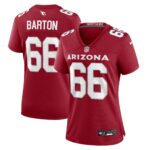 Jackson Barton Arizona Cardinals Women's Team Game Jersey -  Cardinal