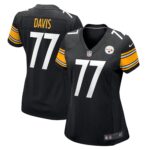 Jesse Davis Pittsburgh Steelers  Women's Game Player Jersey - Black