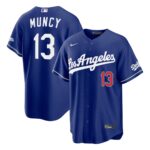 Max Muncy #13 Los Angeles Dodgers Royal Alternate Stadium Jersey