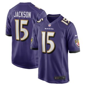 DeSean Jackson Baltimore Ravens  Game Player Jersey - Purple