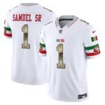 Deebo Samuel # 1 San Francisco 49ers Mexico Vapor Limited Jersey V4 - All Stitched