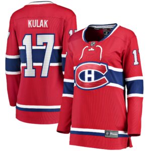 Brett Kulak Montreal Canadiens Women's Home Breakaway Player Jersey - Red