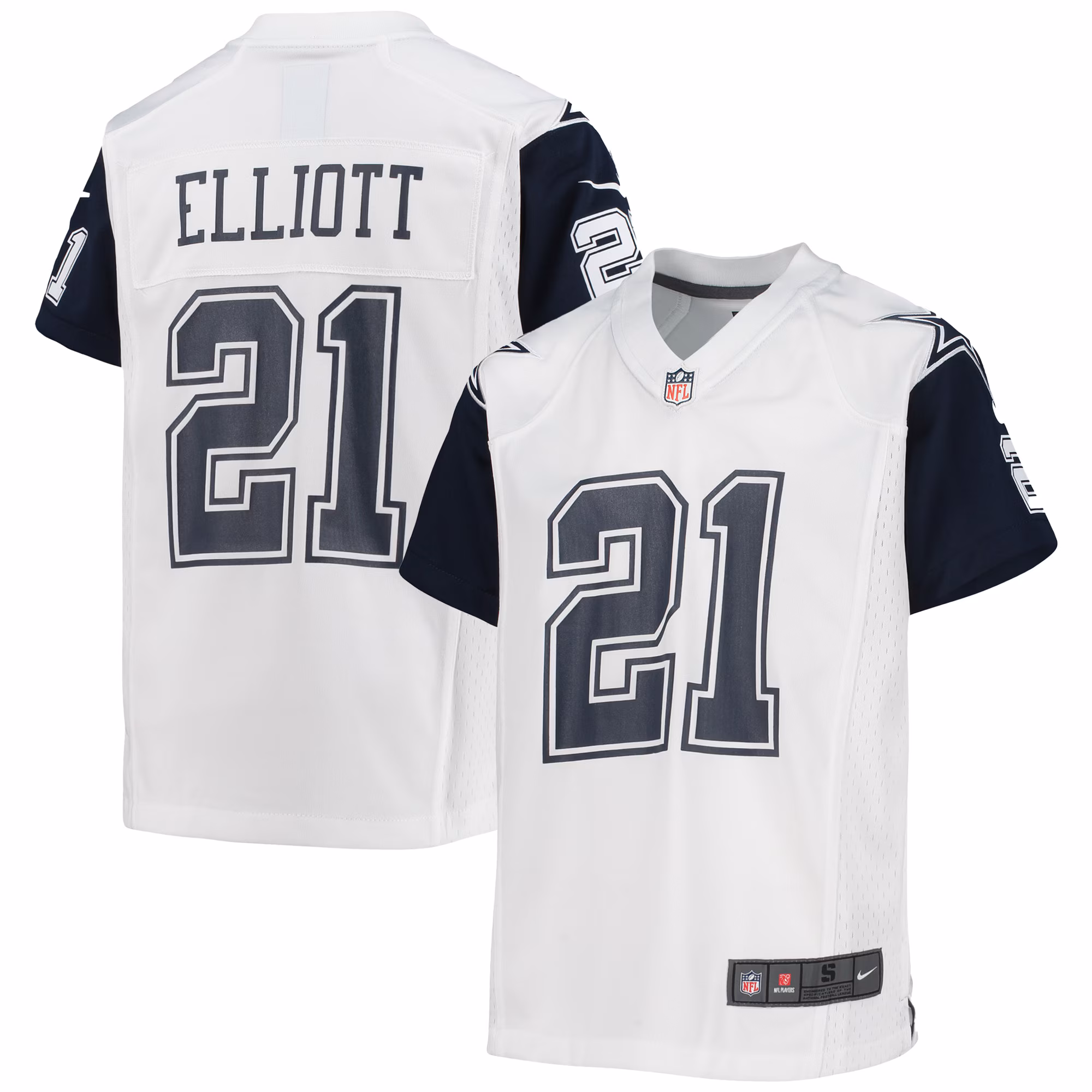 Ezekiel Elliott Dallas Cowboys Youth Alternate Game Jersey - White