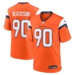 Angelo Blackson Denver Broncos Game Jersey -  Orange