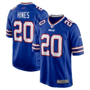 Nyheim Hines Buffalo Bills  Game Player Jersey - Royal