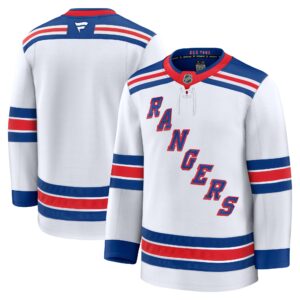 New York Rangers Fanatics White Away Premium Jersey