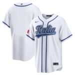 Team Italy Baseball 2026 World Baseball Classic Home Stadium Jersey - White