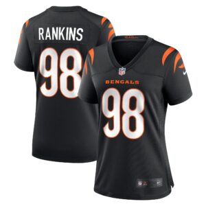 Sheldon Rankins Cincinnati Bengals Women's Game Jersey -  Black