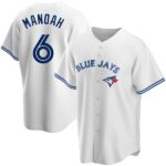 Men's Toronto Blue Jays #6 Alek Manoah  Alternate White Jersey