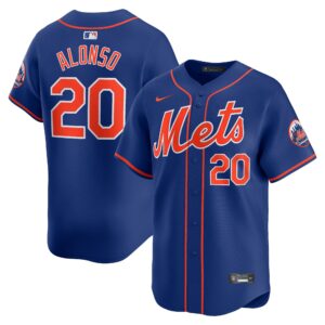 Men's New York Mets Pete Alonso  Royal Alternate Limited Player Jersey