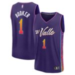 Youth Phoenix Suns Devin Booker  Purple 2023/24 Fast Break Jersey - City Edition