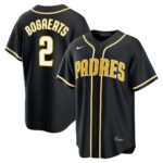 Xander Bogaerts #2 San Diego Padres Fashion Replica Out Jersey - Black