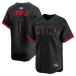 Men's Cincinnati Reds Barry Larkin  Black City Connect Limited Player Jersey